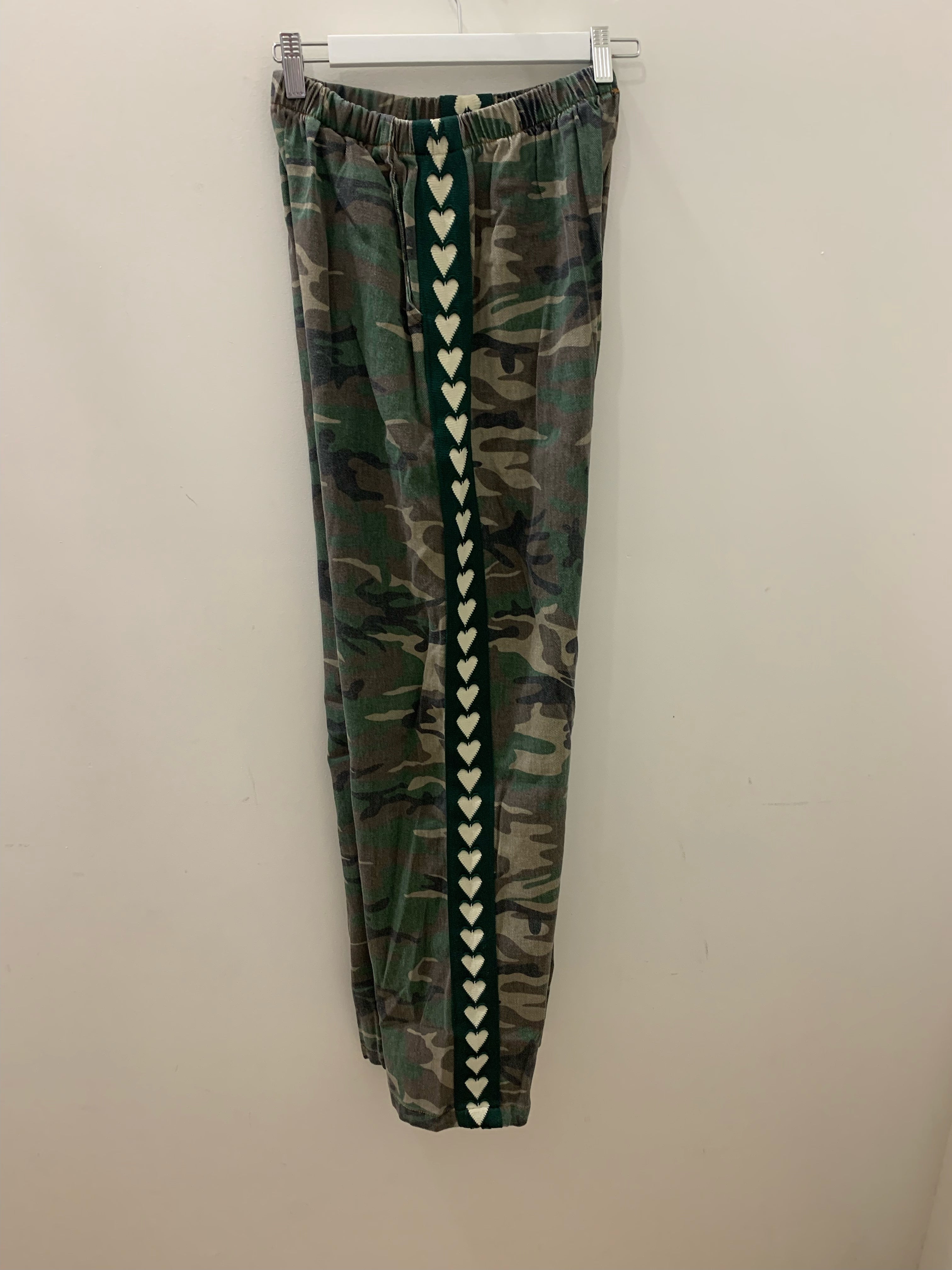 By Frankie - Camo/Green Heart Racer Pant