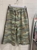 By Frankie Camo Chocolate Stripe Jorts