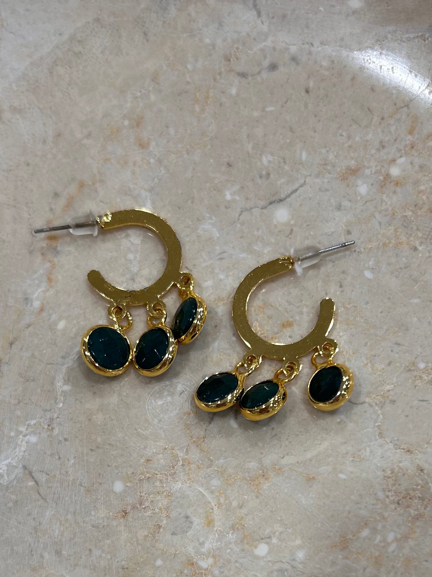 Inartisan Hanging Green Earrings