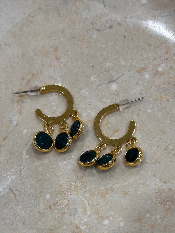 Inartisan Hanging Green Earrings