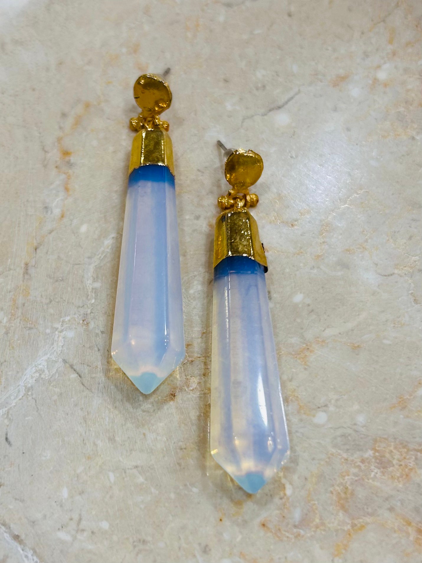 Inartisan Holographic Clear Earrings