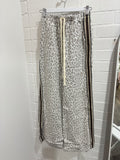 By Frankie Cream Leopard Stripe Pant
