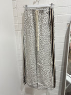 By Frankie Cream Leopard Stripe Pant