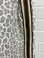 By Frankie Cream Leopard Stripe Pant