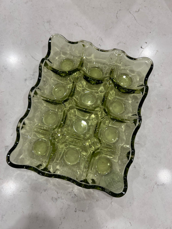 Coast to Coast Lia Glass 12 Egg Tray