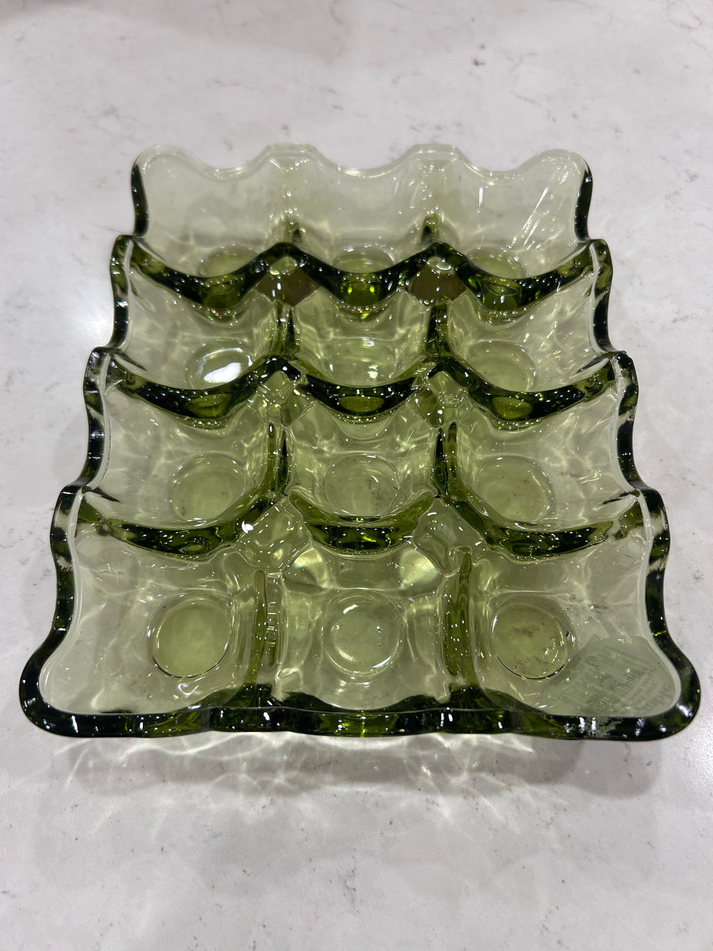 Coast to Coast Lia Glass 12 Egg Tray