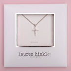 Lauren Hinkley Diamante Cross Necklace