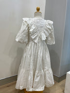 Petite Amalie Eyelet Ruffle Dress