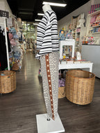 By Frankie Leopard Brown Star Racer Jean