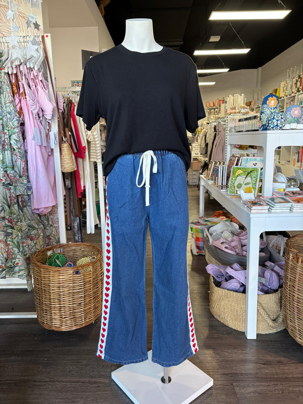 By Frankie Dark Denim Racer Jean