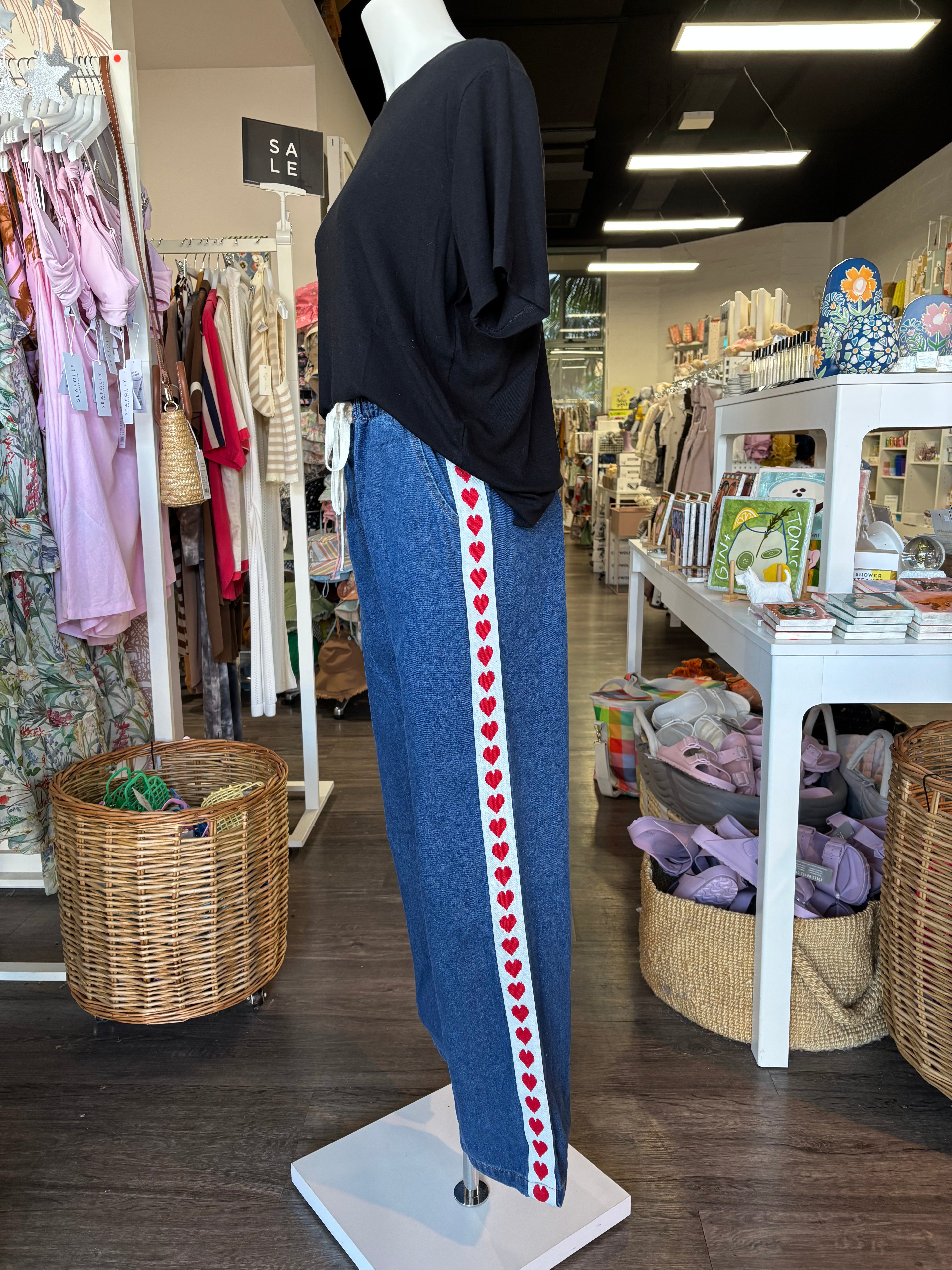 By Frankie Dark Denim Racer Jean