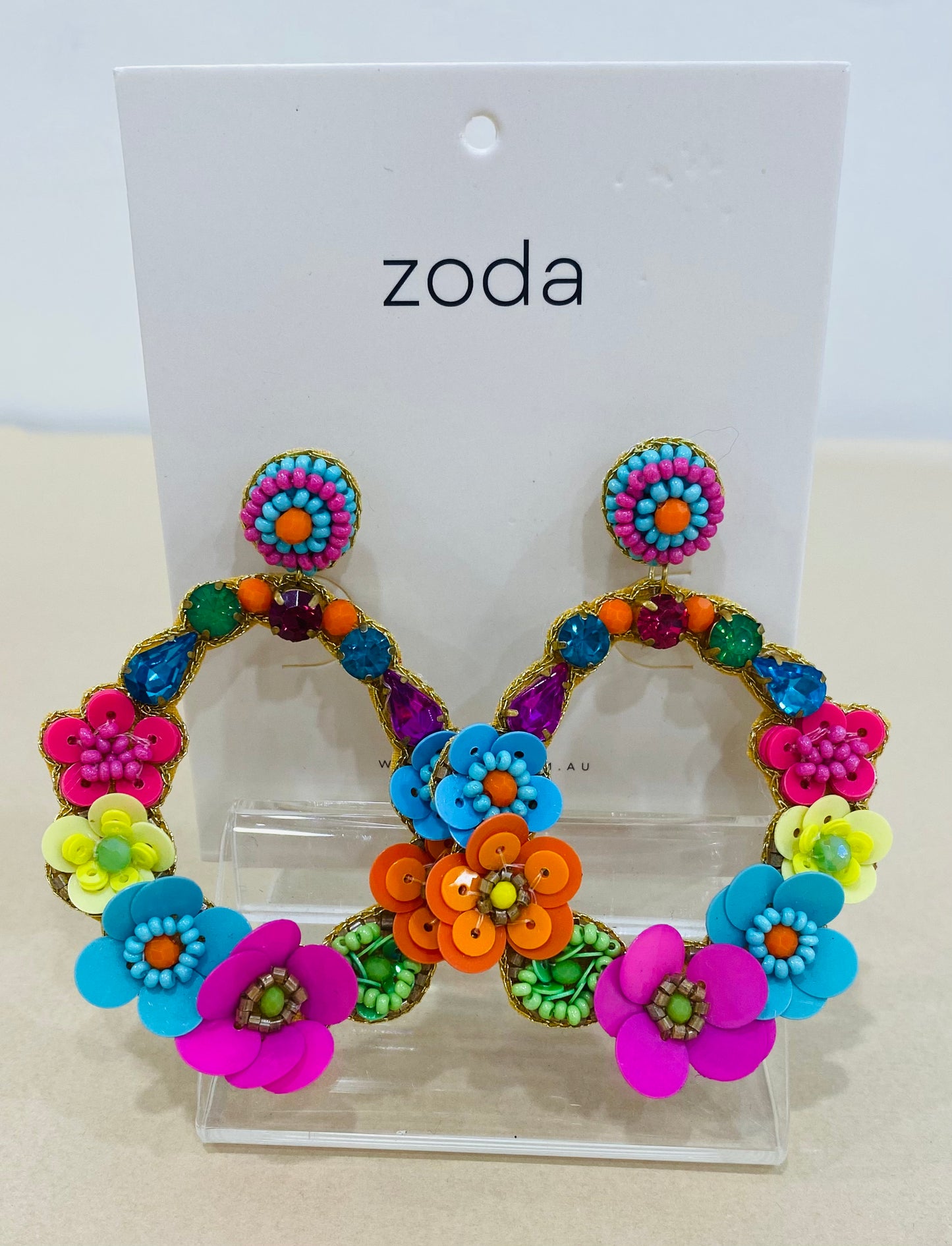 Zoda -Raffia Earings