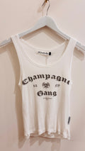 The Laundry Room Champagne Gang Rib Tank