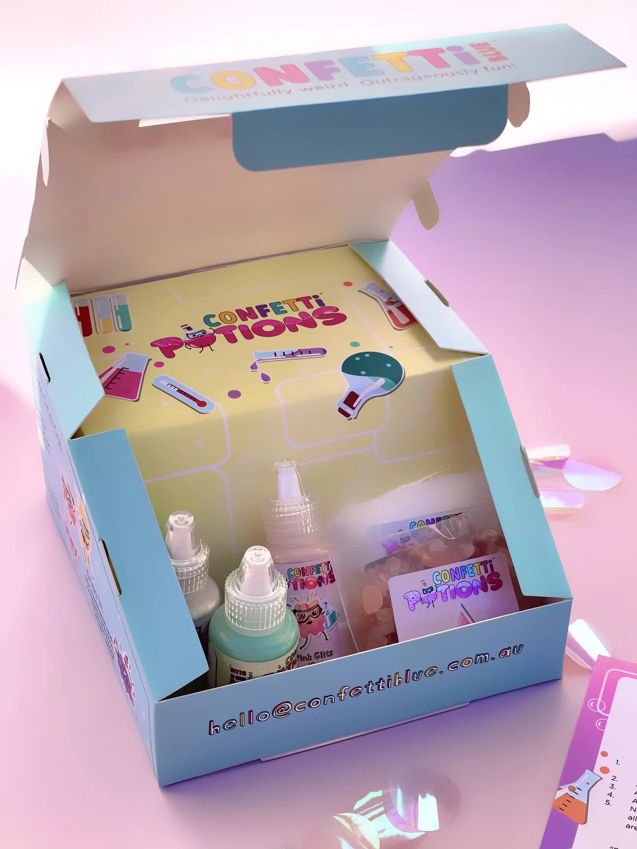 Confetti Blue Kids Potion Kit