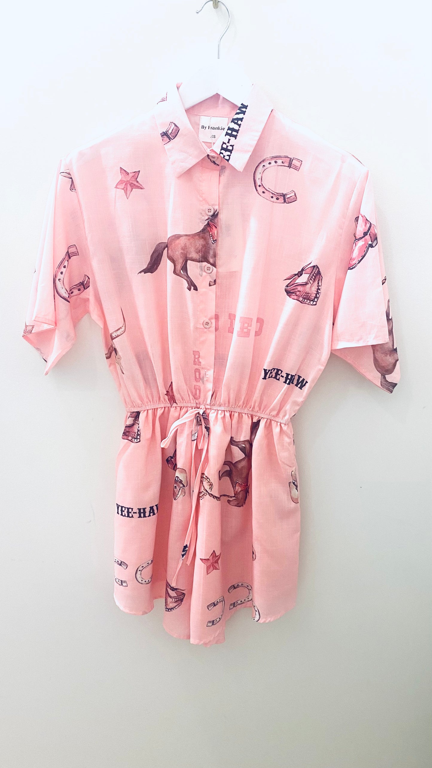 By Frankie - Rodeo Pink Playsuit