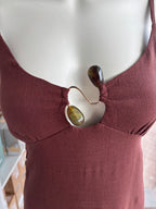 By Frankie Brown Hardware Maxi Dress