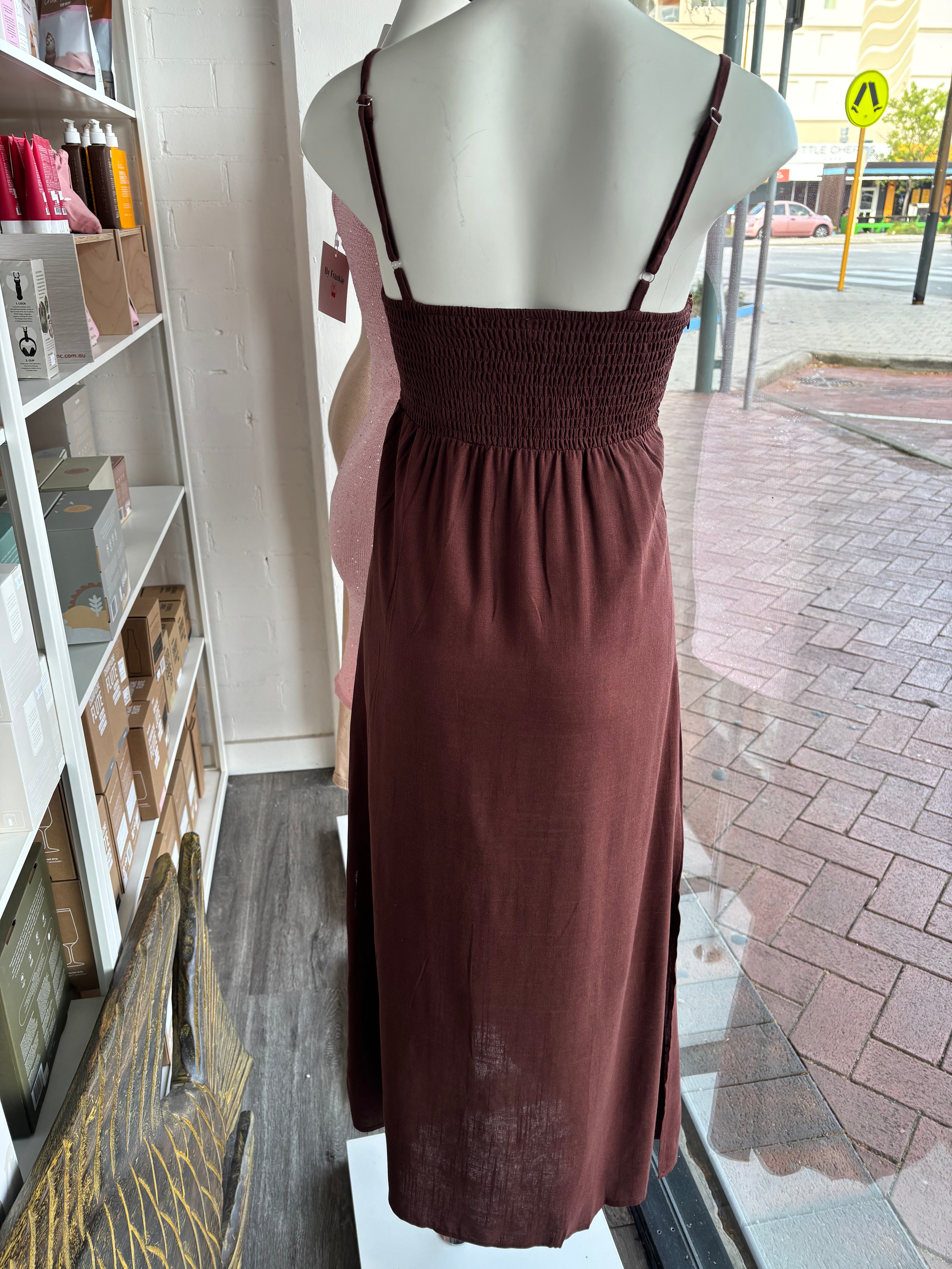 By Frankie Brown Hardware Maxi Dress