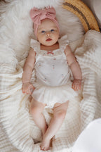 Aster & Oak Cherry Tutu Singlet Onesie