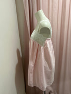 By Frankie Pink Mini Dress with White Lace