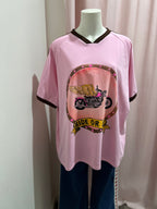 By Frankie Pink Ride or Die Tee