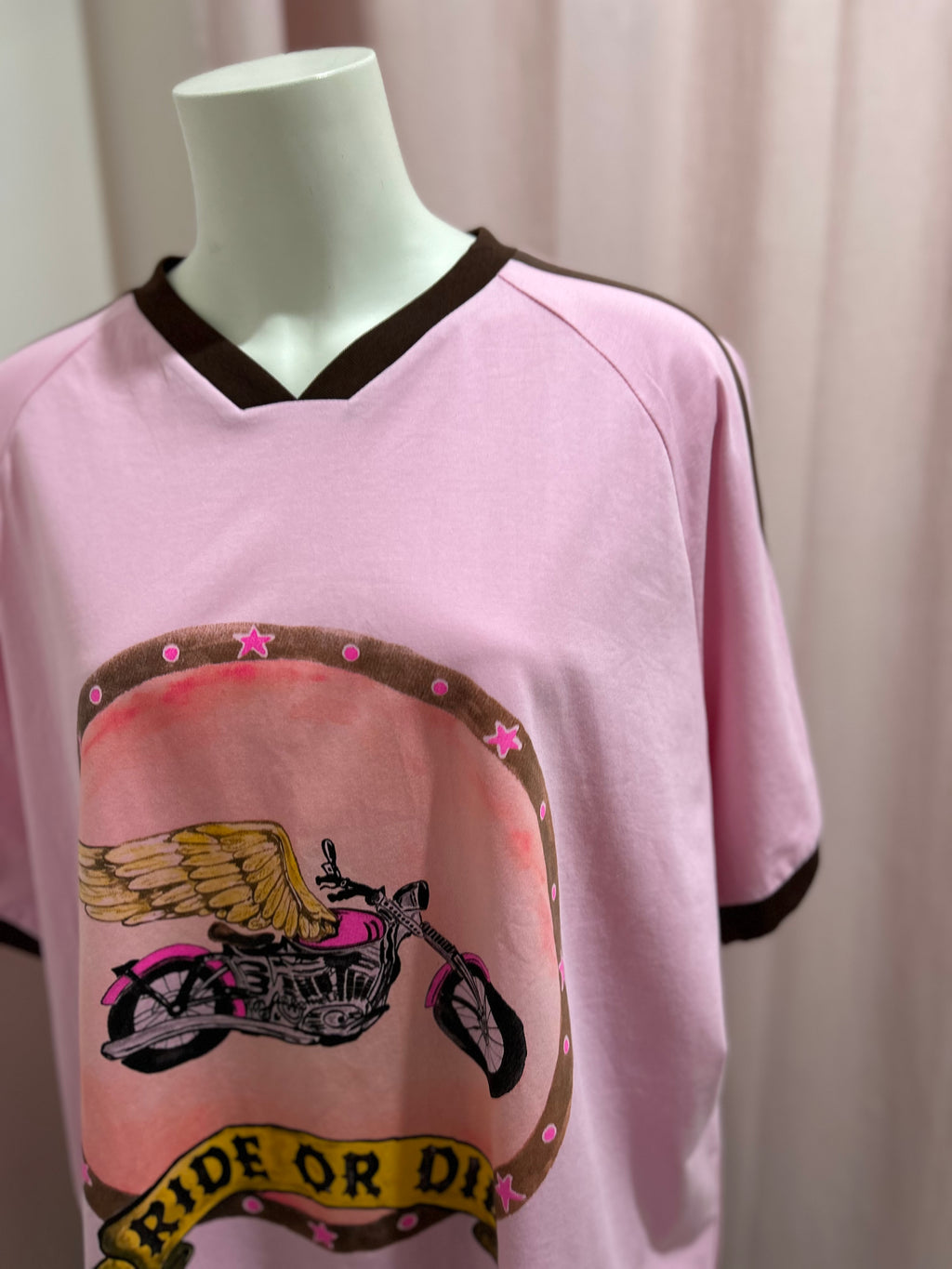 By Frankie Pink Ride or Die Tee