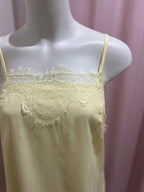 By Frankie Lace Mini Dress Yellow