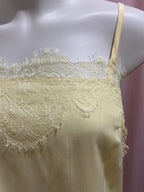 By Frankie Lace Mini Dress Yellow