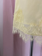 By Frankie Lace Mini Dress Yellow