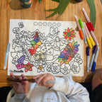 Hey Doodle - Flower Power Classic Colouring & Doodle Mat