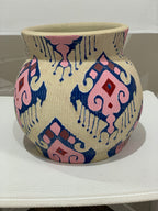 Blue & Pink Plant Pot