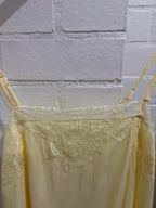 By Frankie Lace Mini Dress Yellow