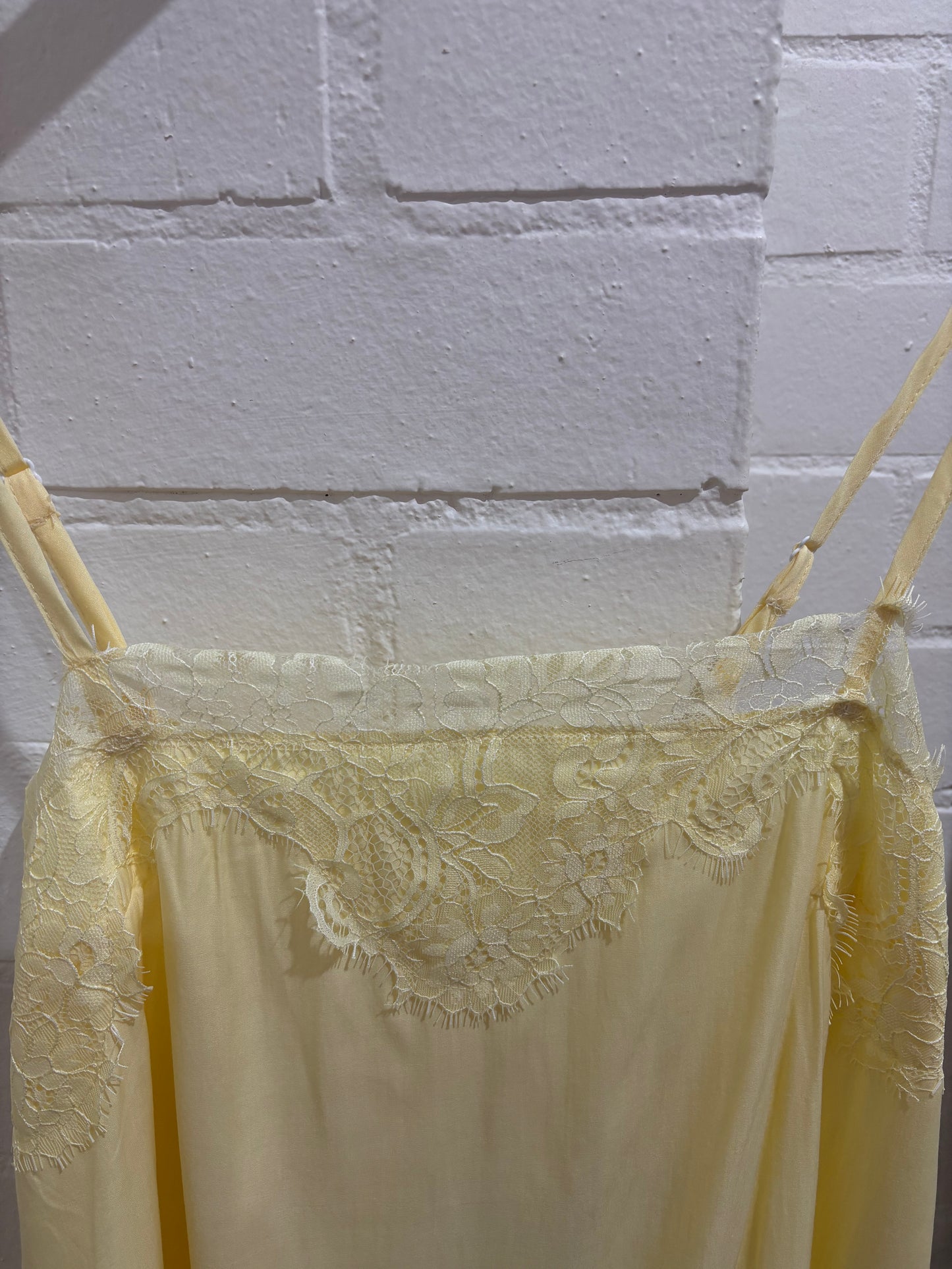 By Frankie Lace Mini Dress Yellow