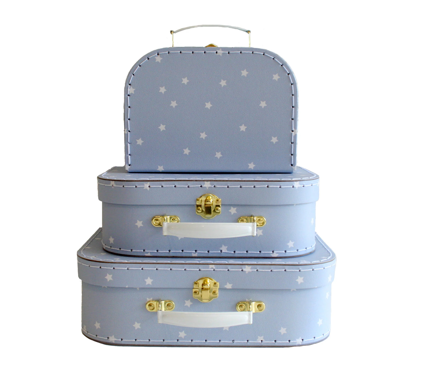 Alimrose Kids Carry Case Set - Blue Stars