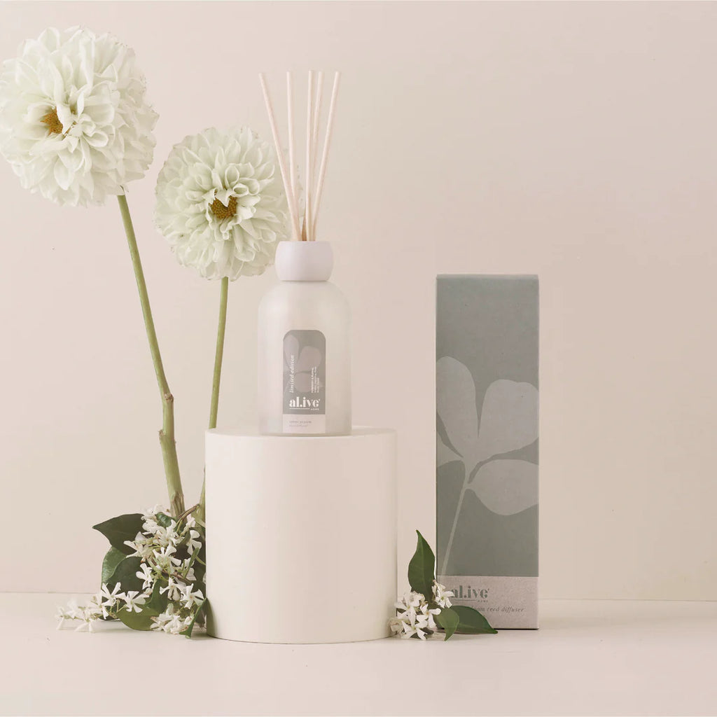 Ali.ve Body Reed Diffuser - Ivory Bloom LIMITED EDITION