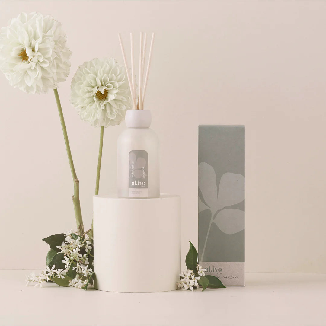 Ali.ve Body Reed Diffuser - Ivory Bloom LIMITED EDITION