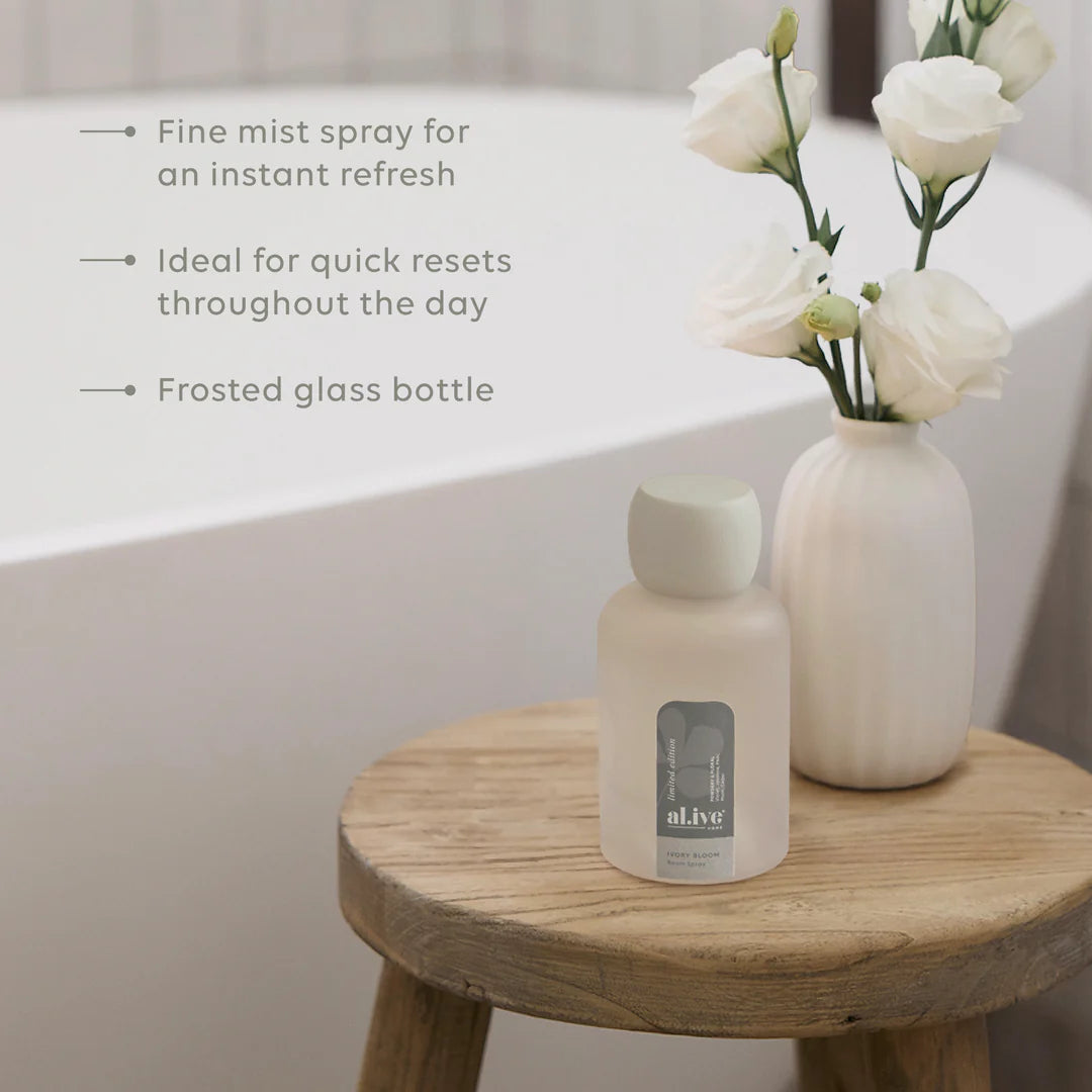 Al.ive Body Room Spray - Ivory Bloom LIMITED EDITION