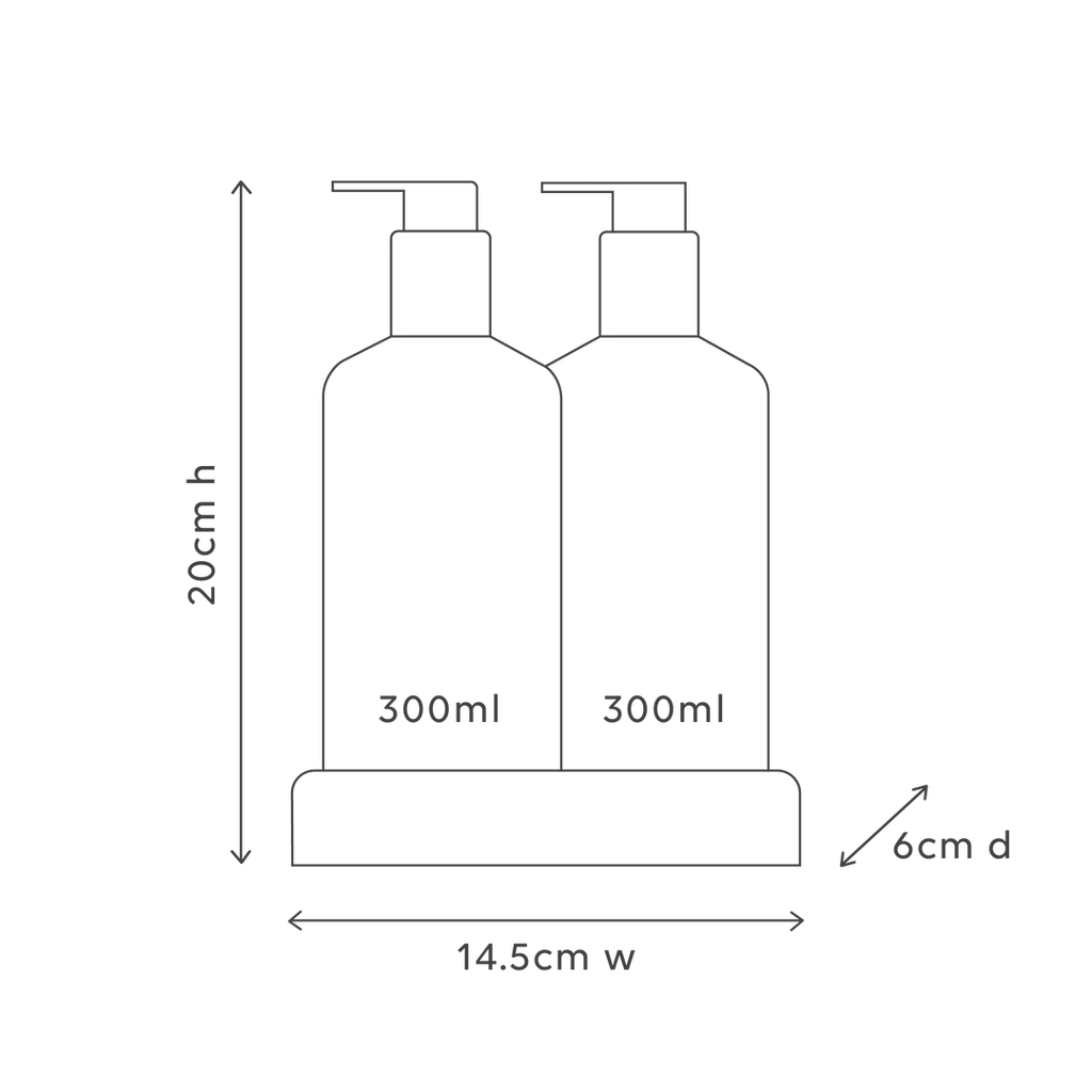 Al.ive Body Compact Bathroom Duo, Wash + Lotion - Ivory Bloom LIMITED EDITION