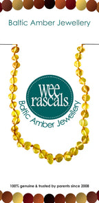 Wee Rascals - Amber Beads Child & Infant Necklace - Assorted