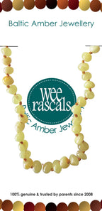 Wee Rascals - Amber Beads Child & Infant Necklace - Assorted
