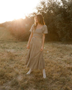 RYLEE + CRU Women's Joelle Skirt | Flower Block