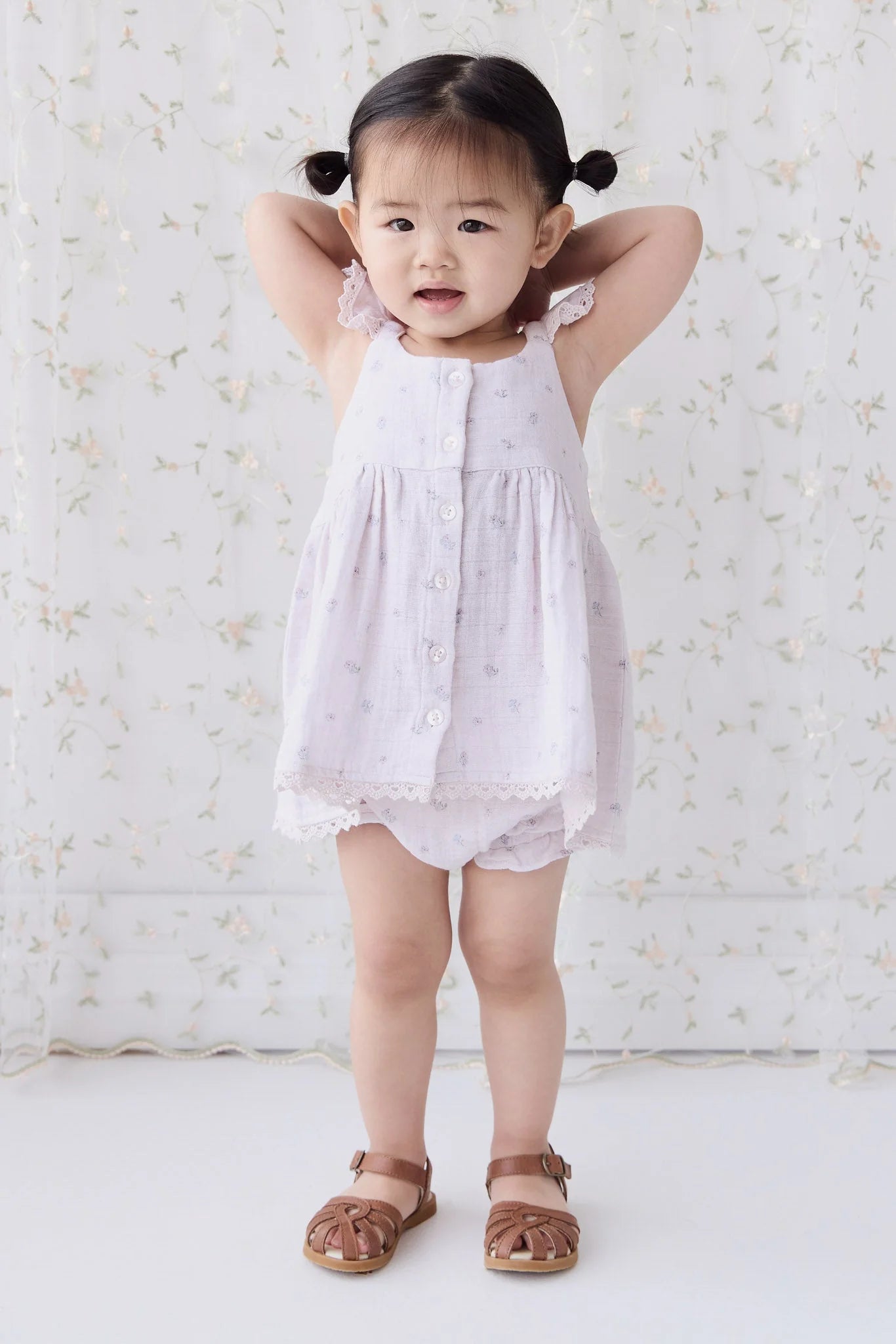 Jamie Kay - Organic Cotton Muslin Cassie Top - Meredith Violet