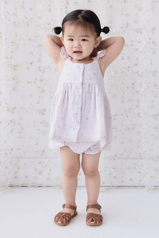 Jamie Kay - Organic Cotton Muslin Cassie Top - Meredith Violet