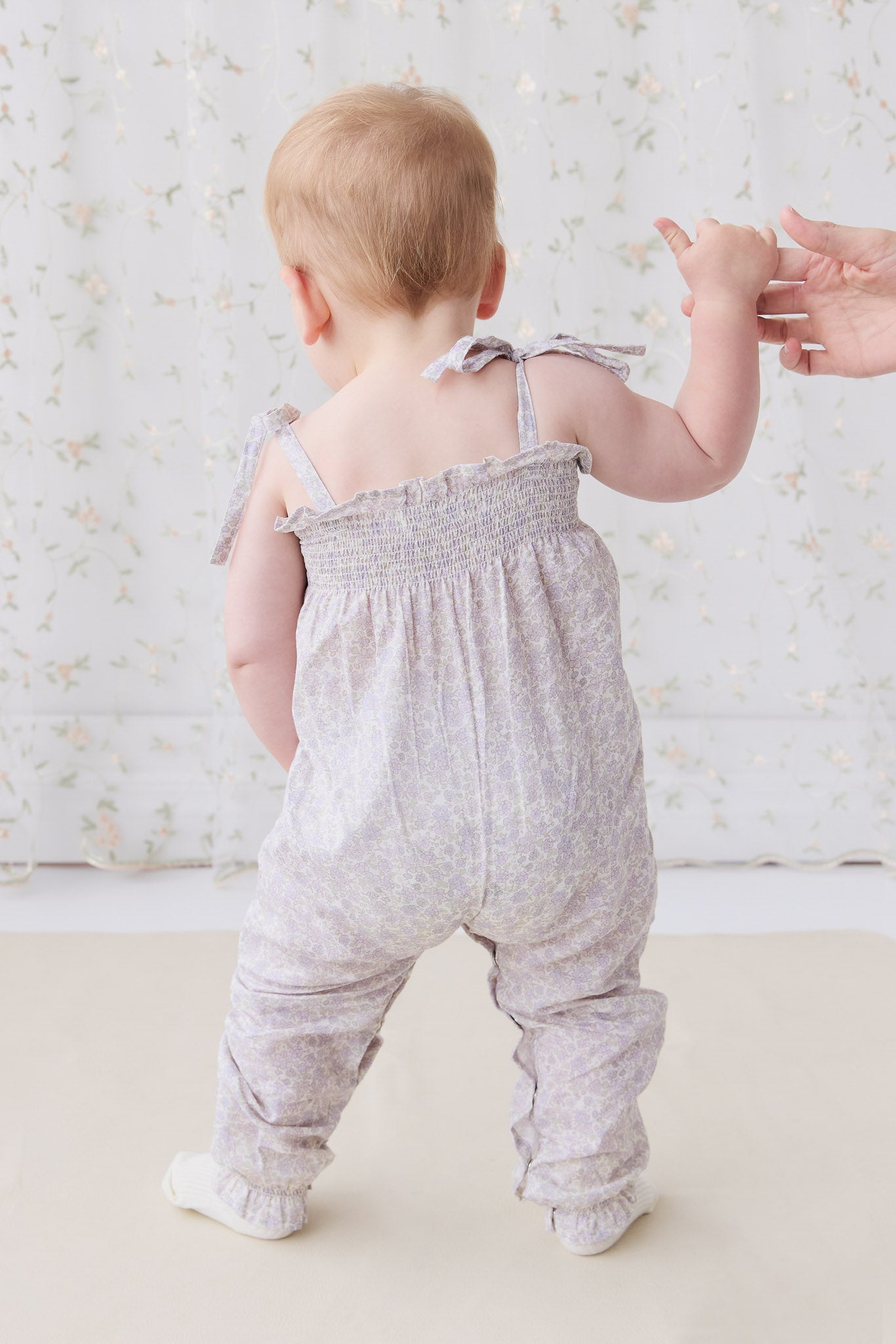 Jamie Kay - Organic Cotton Summer Playsuit - Chloe Lavender