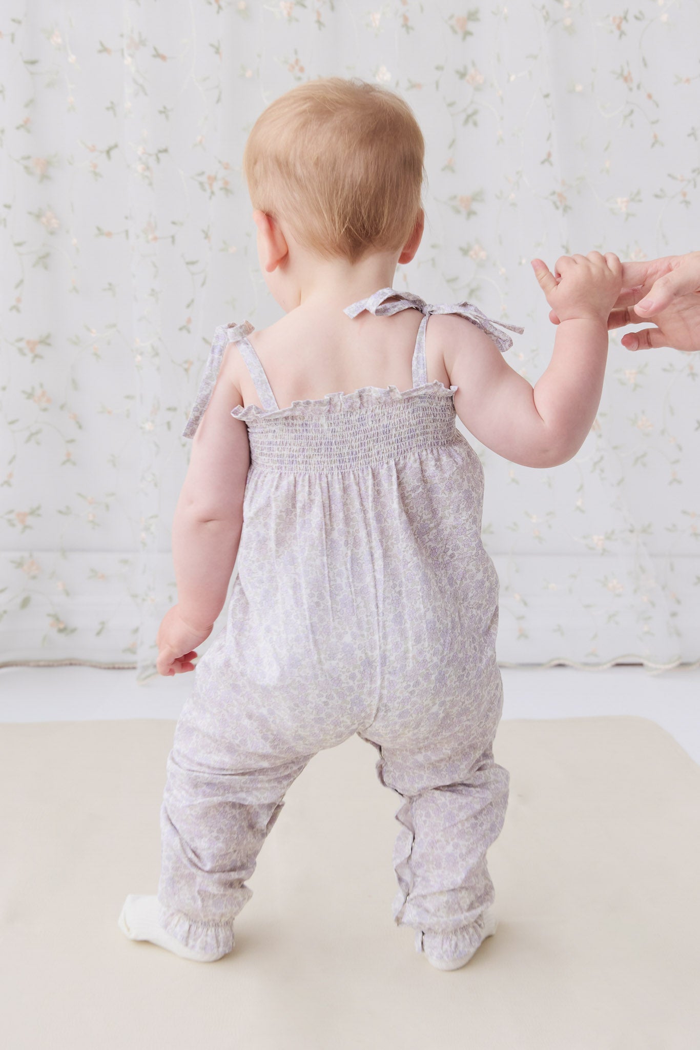 Jamie Kay - Organic Cotton Summer Playsuit - Chloe Lavender