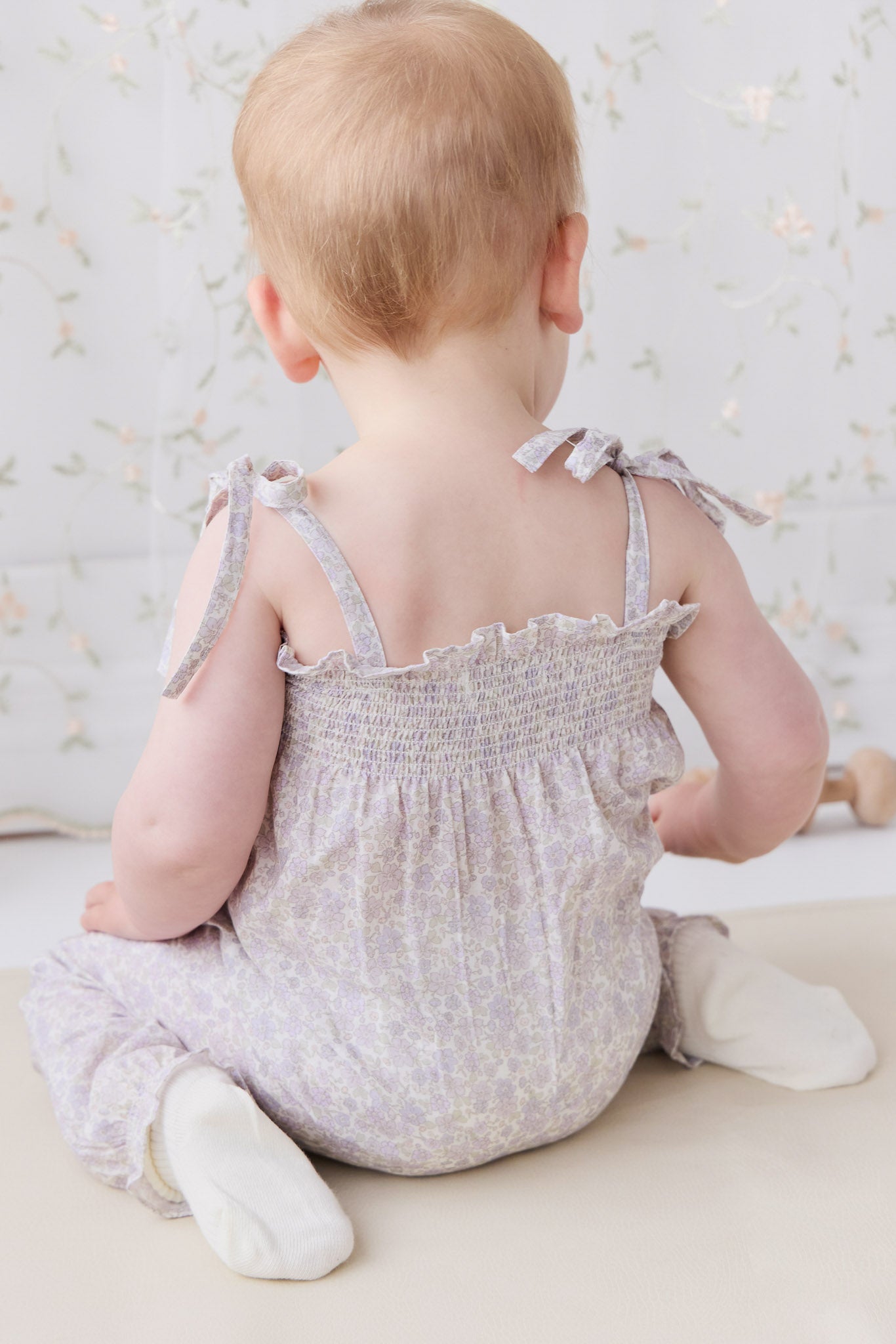 Jamie Kay - Organic Cotton Summer Playsuit - Chloe Lavender