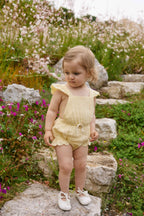 Jamie Kay Organic Cotton Muslin Luciana Playsuit - Sunshine