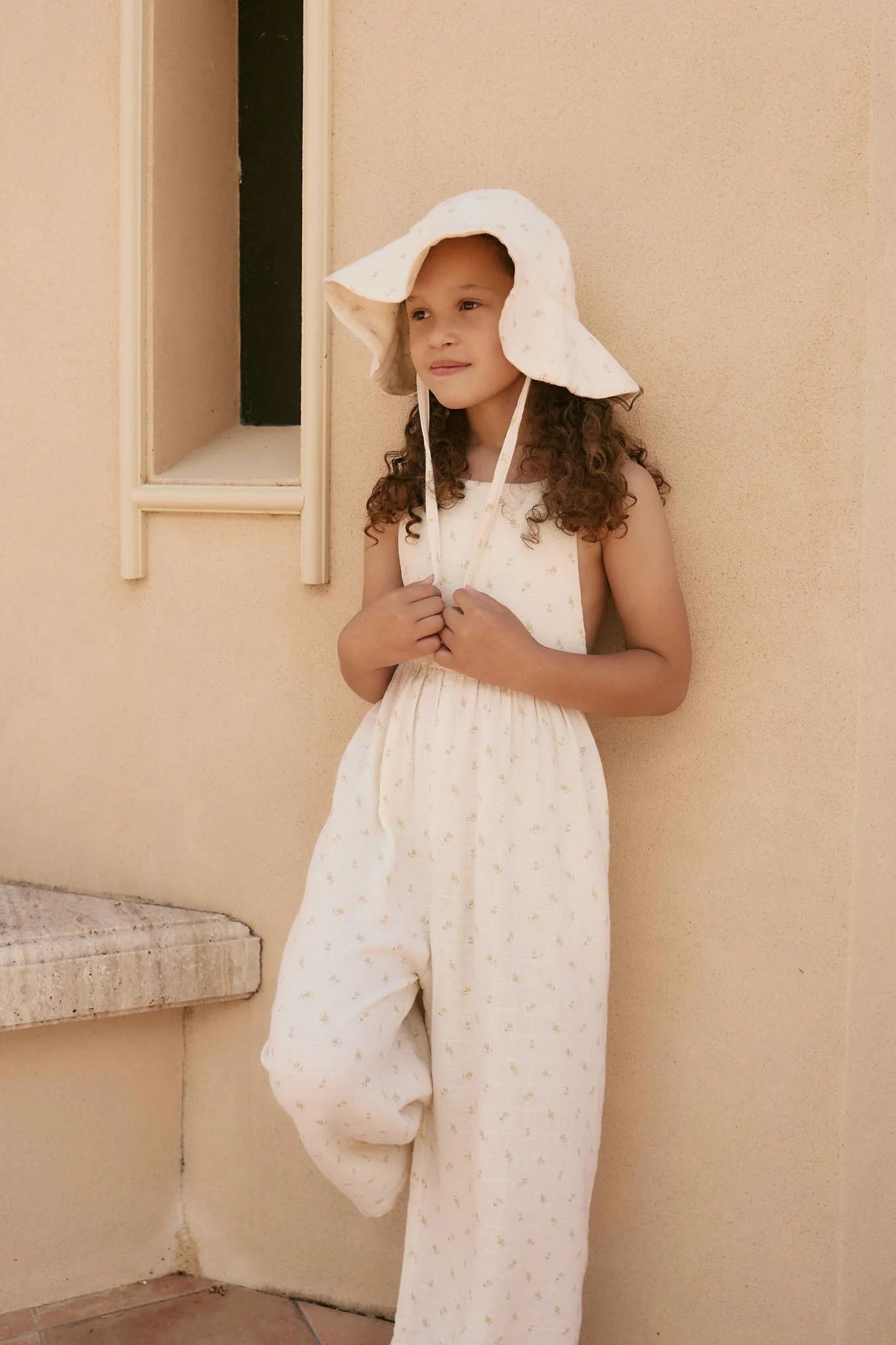 Jamie Kay Organic Cotton Muslin Lana Jumpsuit - Vintage Ditsy
