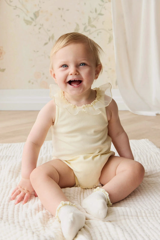 Jamie Kay Adalyn Playsuit - Lemon