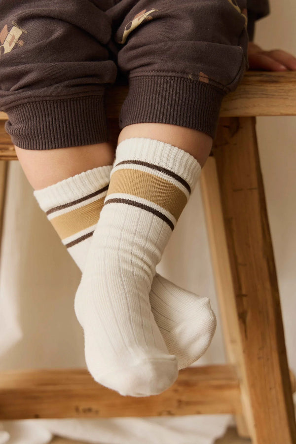 Jamie Kay Sporty Sock - Cloud/Balm