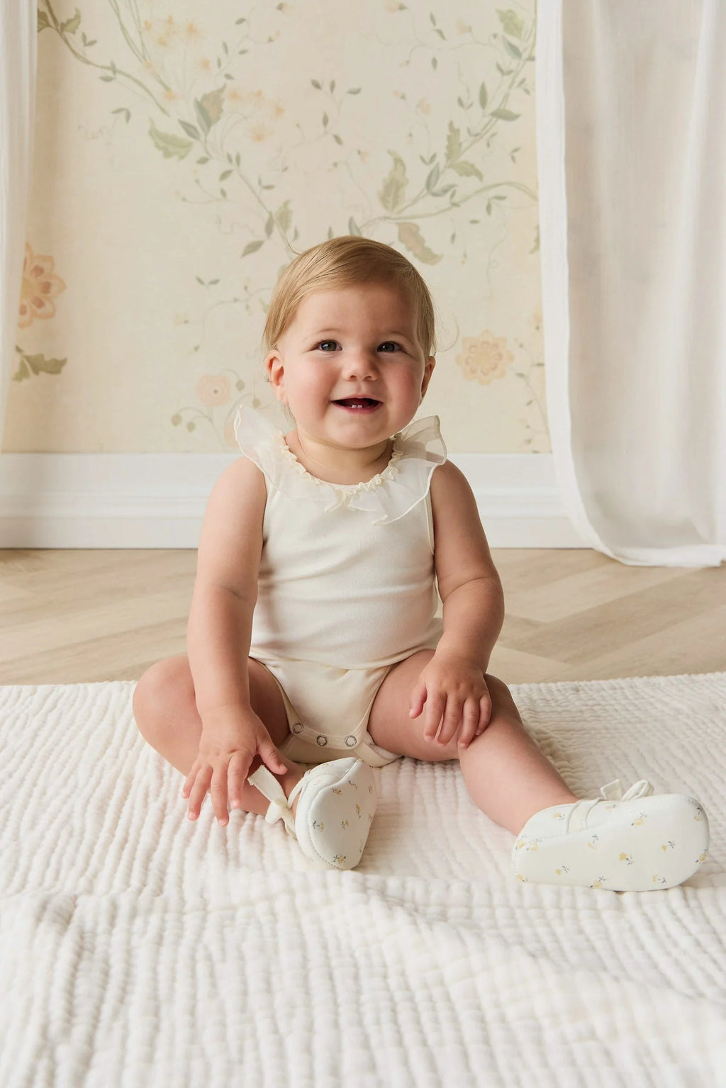 Jamie Kay Adalyn Playsuit - Parchment